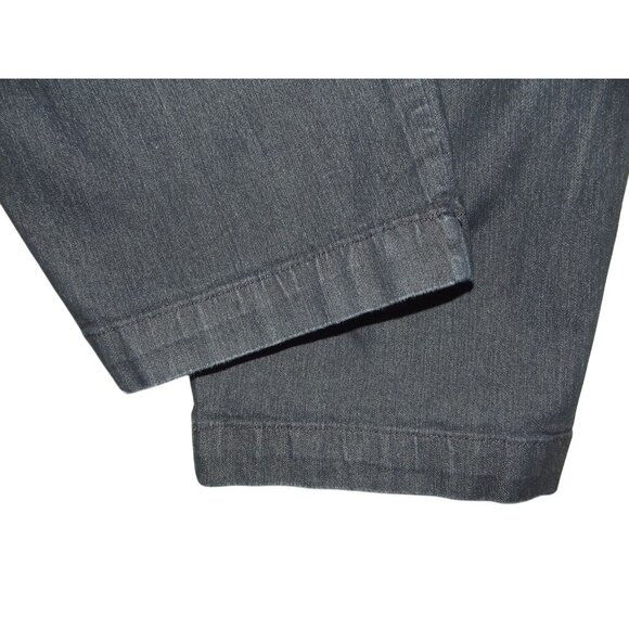 St John's Bay Jeans Pants 14T x 19.5" Blue Denim Capri flat front - Picture 6 of 9